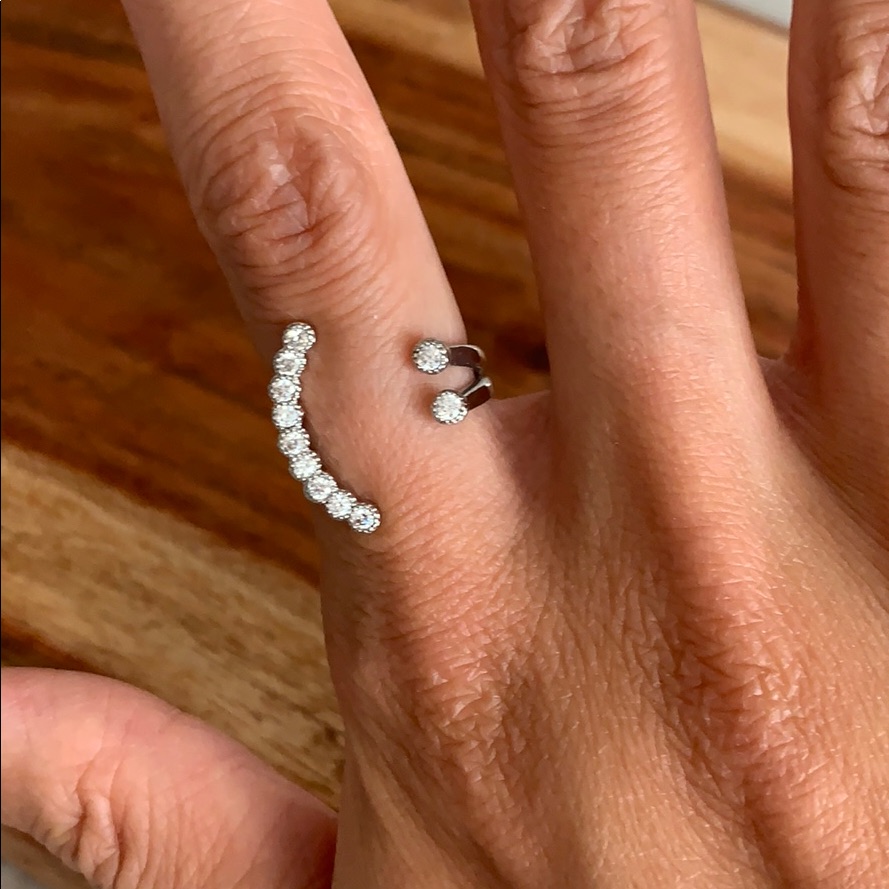 Crystal Cuff Ring